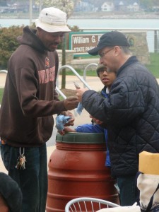 Working together at last years Rain Barrel on the RiverFront event. Almost 100 people gathered to make it a huge first year event, join us for 2013. Make sure to Hashtag your tweets and pics with #RBRF2013 or #RBRF and we'll make sure to RT