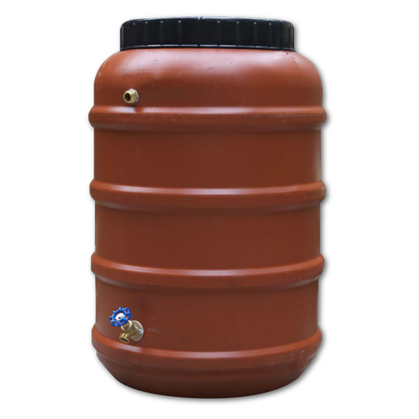 Rain Barrel, DIY Kit, Used Food Grade Barrel, Upcycled, 58 Gallon Size (Premium DIY Rain Barrel Kit)