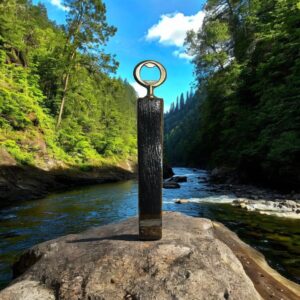 Handheld Bottle Opener, Bourbon Barrel Stave